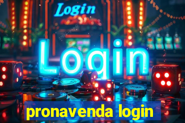 pronavenda login